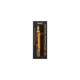 RHODIA Stylo À Plume Alu Noir Plume Iridium Médium Rechargeable Script