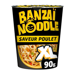 BANZAÏ NOODLE Noodles instantâneos sabor frango 90 g