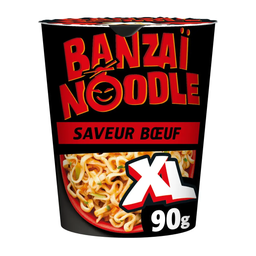 BANZAÏ NOODLE Noodles instantâneos sabor carne 90 g