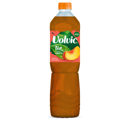 VOLVIC Boisson à l'eau minérale naturelle saveur thé pêche 1,5 L