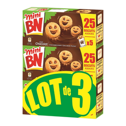 BN Mini Bolachas Sabor Chocolate 3 x 175 g
