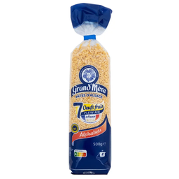 GRAND'MERE Alsace Alphabet Pasta with 7 Fresh Eggs 500 g