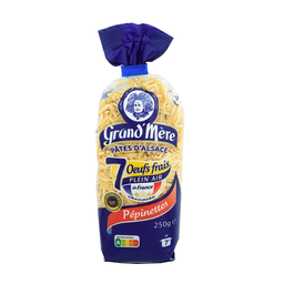 GRAND'MERE Alsace Pépinettes Pasta with 7 Fresh Eggs 250 g
