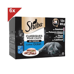 SHEBA Classiques Terrina Seleção Oceano 6x6.1 kg