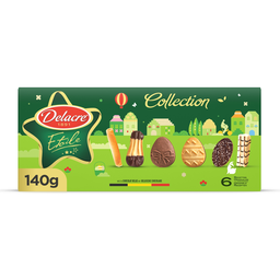 DELACRE Assortiment de Biscuits au Chocolat Pâques Etoile Collection 140 g