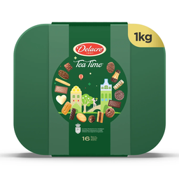 DELACRE Surtido de galletas Tea Time 1 kg