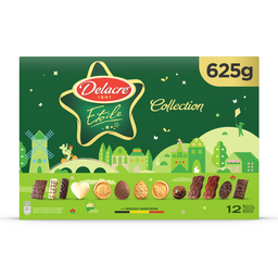 DELACRE Assortiment de Biscuits au Chocolat Pâques Etoile Collection 625 g