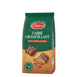 DELACRE Galleta Cuadrada Crujiente Sabor Speculoos 130 g
