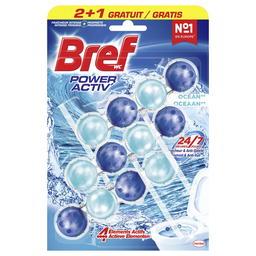 BREF Bloc cuvette Power Activ' Océan 3x50g
