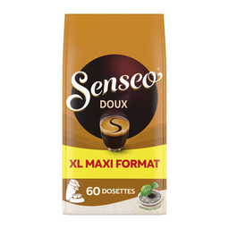 SENSEO Monodosis de café suave compostables 60 monodosis 416 g