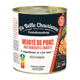 LA BELLE CHAURIENNE Ensopado de porco com feijão lingot 840 g