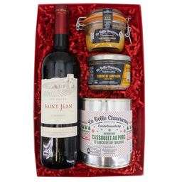LA BELLE CHAURIENNE Estojo La Talairanaise vinho tinto, terrina e cassoulet 1,9 kg