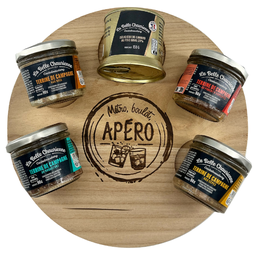 LA BELLE CHAURIENNE Estojo Rocaferaise Terrinas e Bloco de Foie Gras 510 g