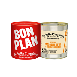 LA BELLE CHAURIENNE Cassoulet de oca y salchichas de Toulouse 2 x 840 g