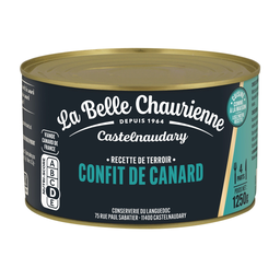 LA BELLE CHAURIENNE Confit de pato 4/5 muslos 1.250 kg