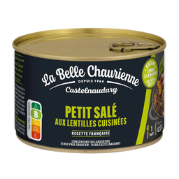LA BELLE CHAURIENNE Petit salé aux lentilles 420 g