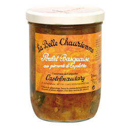 LA BELLE CHAURIENNE Pollo a la vasca con pimiento de Espelette 750 g