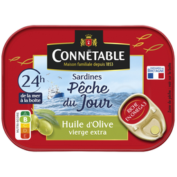 CONNETABLE Sardines in extra virgin olive oil 115 g