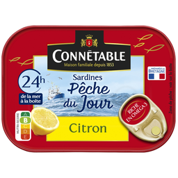 CONNETABLE Sardines with lemon catch of the day 115 g