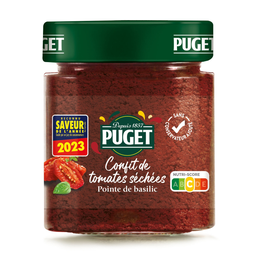 PUGET Confit de tomates séchées pointe de basilic 120 g