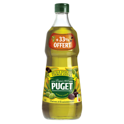 PUGET Huile d'olive vierge extra extraite à froid 1 L