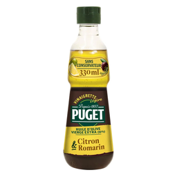 PUGET Vinaigrette légère huile d'olive citron romarin 330 ml