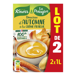 LA POTAGERE Soupe douceur de légumes d'automne 2x1L