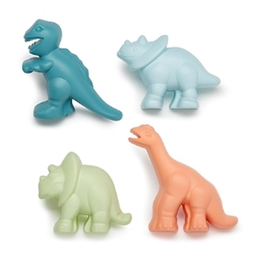 ECOIFFIER Rede de 4 moldes de areia dinossauros Desde 18 meses