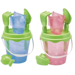 ECOIFFIER Balde com acessórios de praia 17cm