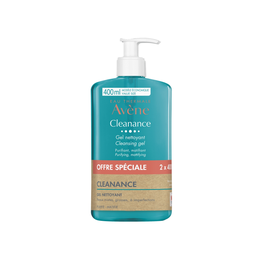 AVENE Gel Limpiador Purificante Matificante Cleanance 2 x 400 ml