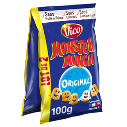 MONSTER MUNCH Aperitivos de batata insuflados 2 saquetas de 100 g