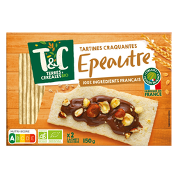 TERRES ET CEREALES Tostadas estaladiças de espelta bio 150g