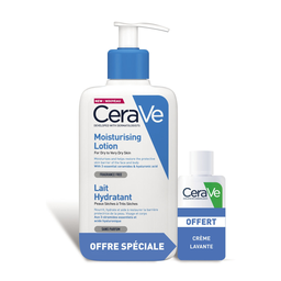 CERAVE Lait hydratant + Crème lavante 236 ml