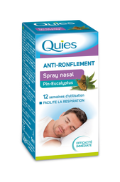 QUIES Anti-ronflement Spray nasal Pin Eucalyptus