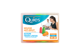 QUIES Tampões de Espuma Proteção Auditiva 6 Pares 20 g