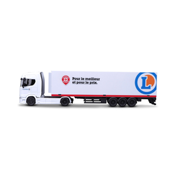 BBURAGO Metal Truck with Trailer 1/43 Scale