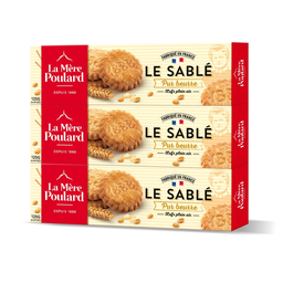LA MERE POULARD Galettes Biscuits Sablés du Mont St Michel 3x125 g
