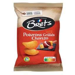 BRETS Grilled Pepper and Chorizo Flavoured Chips 125 g