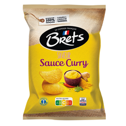 BRETS Wavy crisps curry sauce flavor 125 g