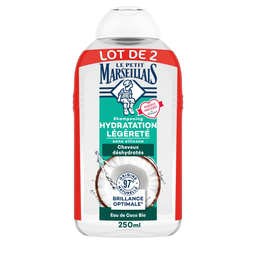 LE PETIT MARSEILLAIS Champú Infusión Hidratación Caléndula y Coco 2 x 250 ml
