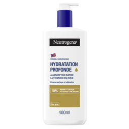 NEUTROGENA Lait Corps Peau Très Sèche Hydratation 48h Enrichi en Huile