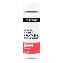 NEUTROGENA Exfoliant Anti Boutons 7% Aha et Panthénol Exfoliant Liquide Peaux Imperfections 125 ml
