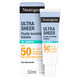 NEUTROGENA Ultra Sheer Fluide Solaire Invisible Oil Control SPF50+ 50 ml