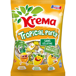 KREMA Tropical party surtido de caramelos frutales 580 g