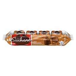 SUCHARD Rochers de chocolate de leite e caramelo com manteiga salgada 4 x 35 g