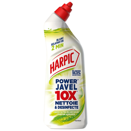 HARPIC Toilet Gel Disinfectant Power Bleach Ultra White Citrus 750 ml