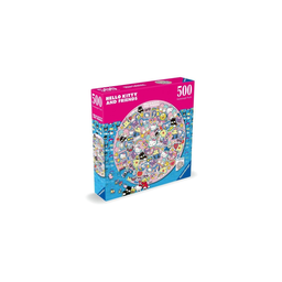 HELLO KITTY Round Puzzle 500 pieces Un tourbillon de douceur