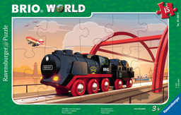 BRIO Puzzle Cadre 15 P - Locomotive À Vapeur /