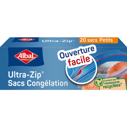 ALBAL Bolsas de congelación Ultra Zip 1L x20