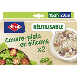 ALBAL Tapas de silicona Set M x2 (15cm + 20cm)
